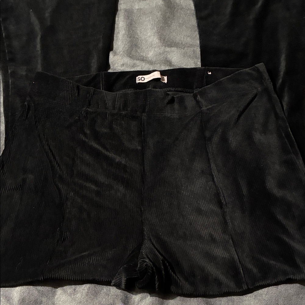 SO Black Corduroy Pants